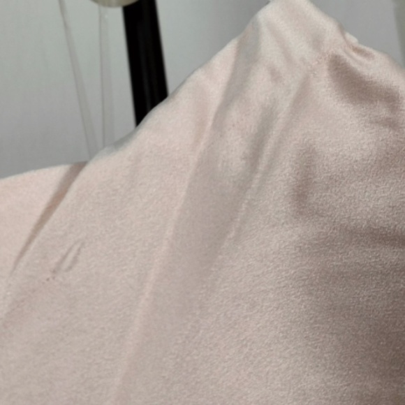 HOUSE OF CB 'Adrienne' Champagne Satin Strapless Gown Size M Plus Cup - Picture 3 of 3